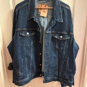 Levi's Dark Blue Denim Trucker Jacket